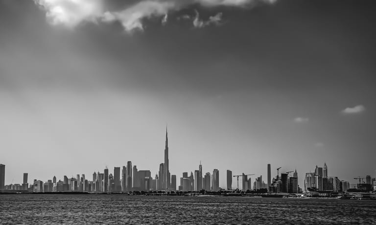 Cityscap Landscap Duabi SEA Cloud, a fine-art photograph by Ali Abu Ras