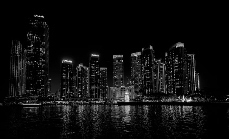 Dubai SEA View Seagall Building, a fine-art photograph by Ali Abu Ras