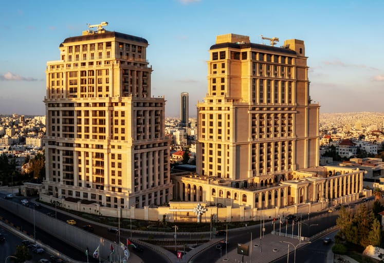 Architecture Amman Hotel 6 2, a fine-art photograph by Ali Abu Ras