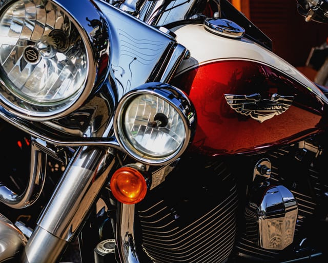 People HOG Life Motorcyle 3, a fine-art photograph by Ali Abu Ras