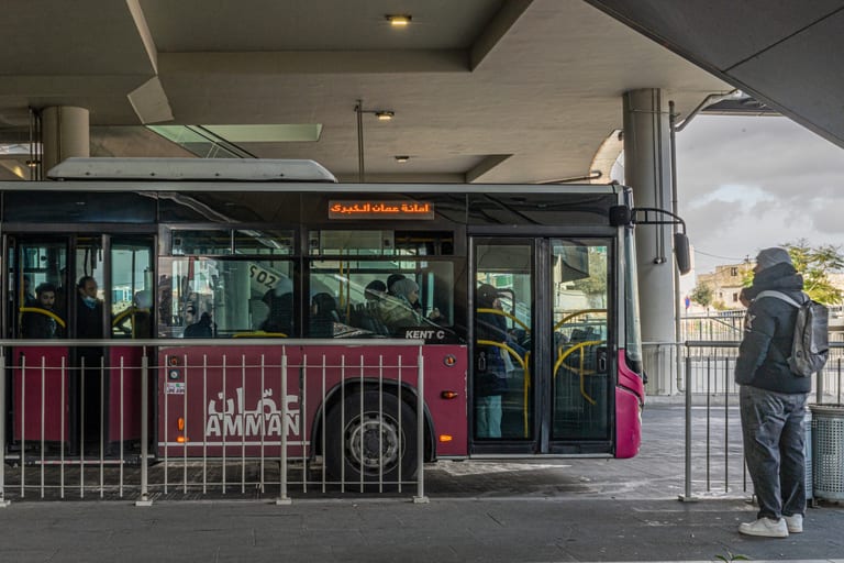 BRT Station, a fine-art photograph by Ali Abu Ras