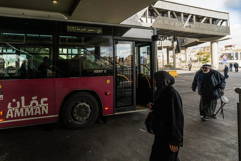 BRT Station, a fine-art photograph by Ali Abu Ras