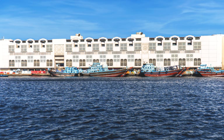 Dubai OLD SEA Boat Building, a fine-art photograph by Ali Abu Ras