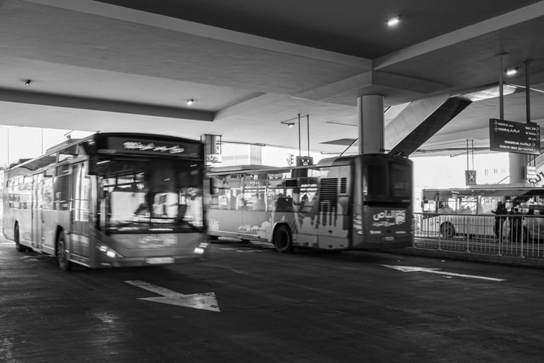 BRT Station 2, a fine-art photograph by Ali Abu Ras