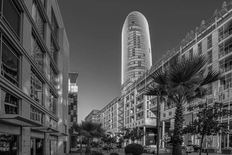 Bolivard Building Rotana, a fine-art photograph by Ali Abu Ras