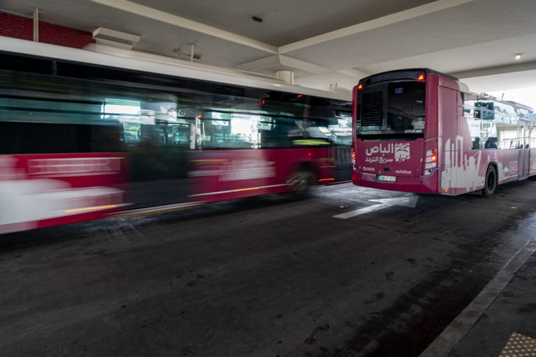 BRT Station 1, a fine-art photograph by Ali Abu Ras