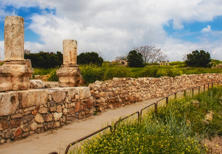 Amman Citadel Path AND Road, a fine-art photograph by Ali Abu Ras