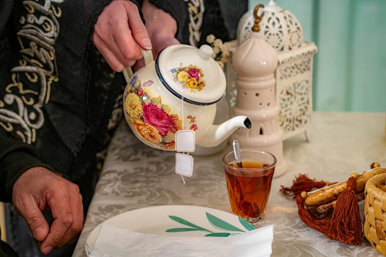 Family Ramadan Eftar Food Eating, a fine-art photograph by Ali Abu Ras