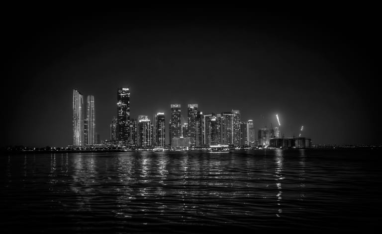 Dubai SEA View Seagall Building, a fine-art photograph by Ali Abu Ras