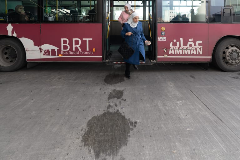 BRT Station, a fine-art photograph by Ali Abu Ras