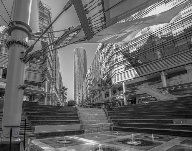 Architecture Abdali Bolivard, a fine-art photograph by Ali Abu Ras