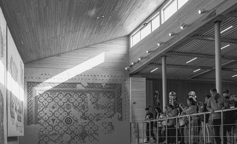 Madaba Mozaic People Place, a fine-art photograph by Ali Abu Ras