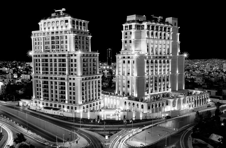 Architecture Amman Hotel 3, a fine-art photograph by Ali Abu Ras