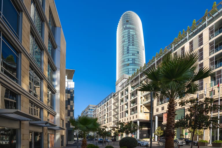 Bolivord Rotana Hotel, a fine-art photograph by Ali Abu Ras