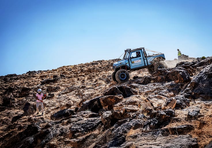 4 X 4 Cars Sport Deadsea, a fine-art photograph by Ali Abu Ras