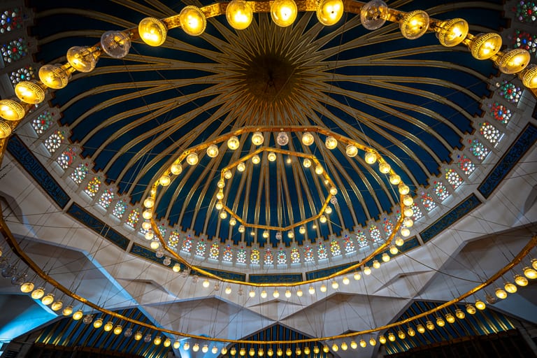 Masjid Abdallah Decoration, a fine-art photograph by Ali Abu Ras