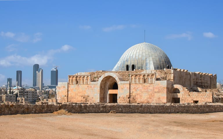 Amman Citadel National Historic Site, a fine-art photograph by Ali Abu Ras