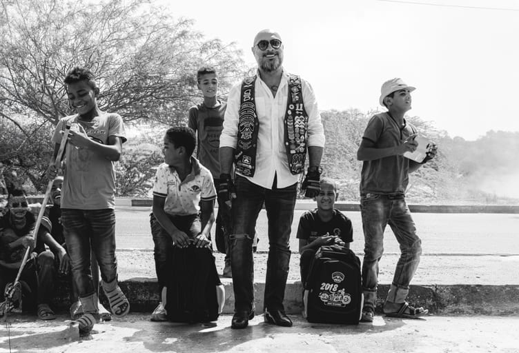 HOG Life Style People Onelove Street, a fine-art photograph by Ali Abu Ras