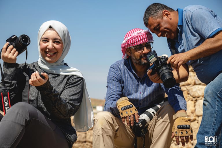 People Photographer Freinds, a fine-art photograph by Ali Abu Ras