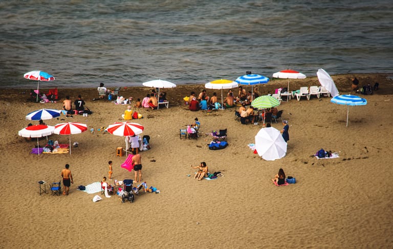 Trabzon Beach SKY People Hotel Places, a fine-art photograph by Ali Abu Ras
