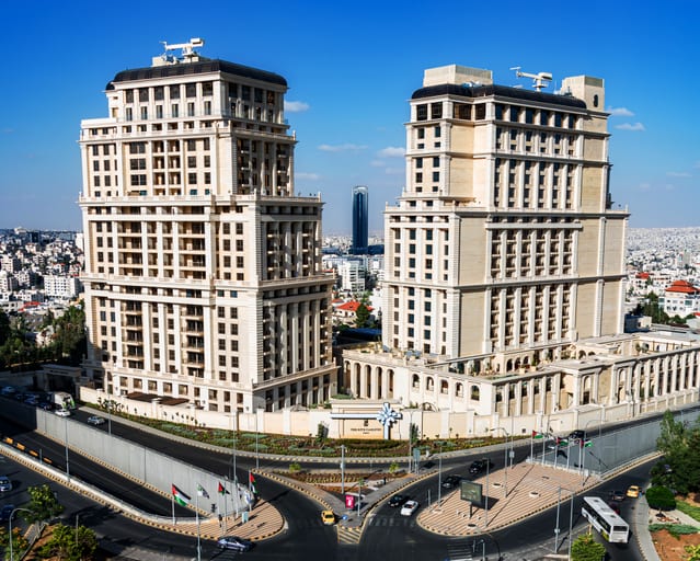 Architecture Amman Hotel 4, a fine-art photograph by Ali Abu Ras