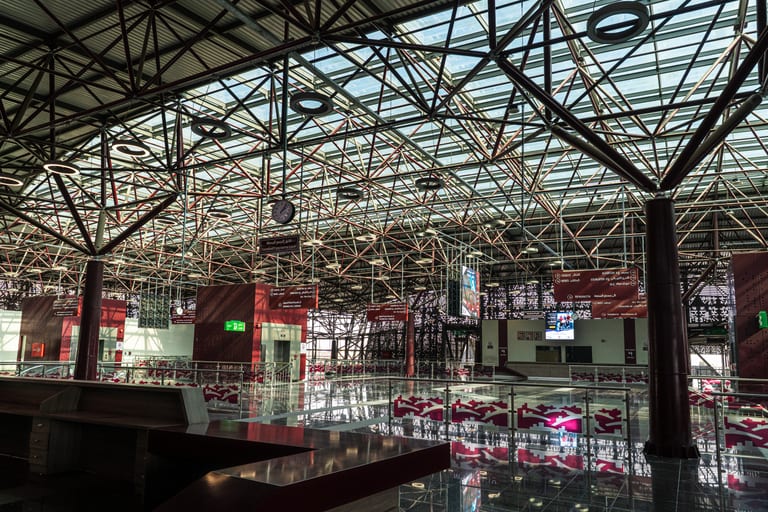 BRT Station, a fine-art photograph by Ali Abu Ras