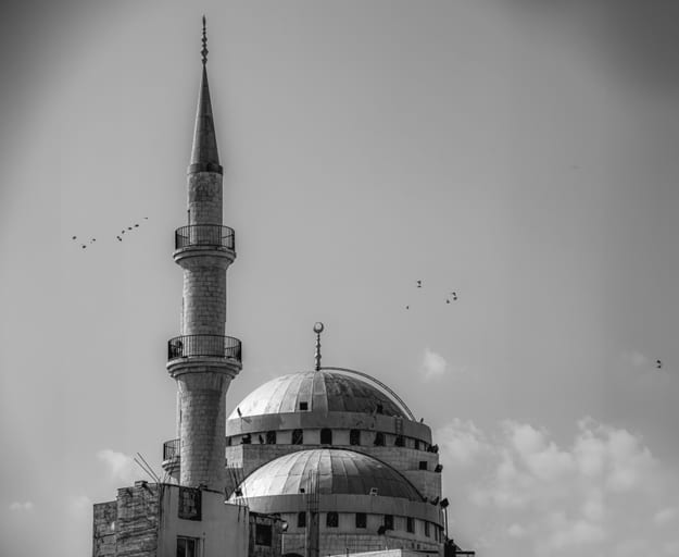 Madaba Masjed View, a fine-art photograph by Ali Abu Ras