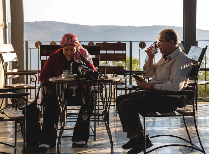 Imgmadaba Nebo People Life Style Sunset, a fine-art photograph by Ali Abu Ras