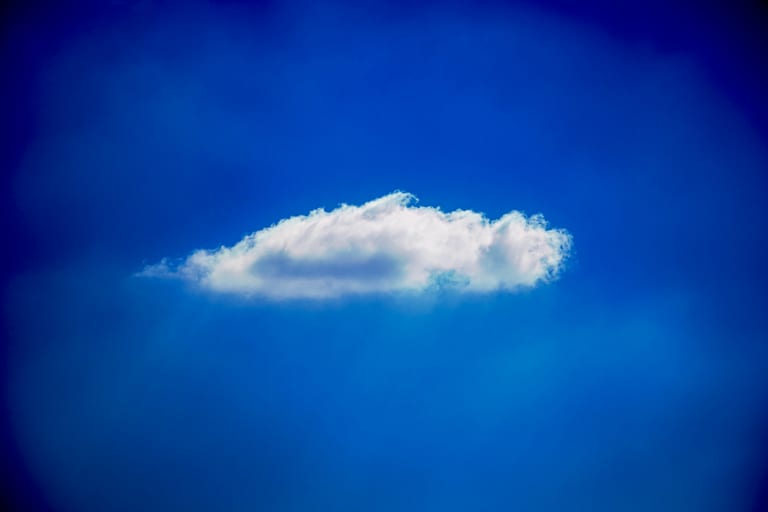 Stilllife Cloud Blue SKY 9, a fine-art photograph by Ali Abu Ras
