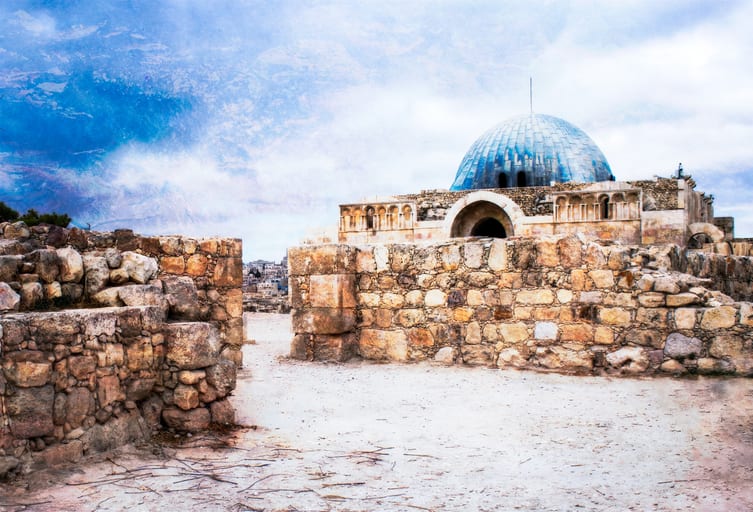 Amman Citdel, a fine-art photograph by Ali Abu Ras