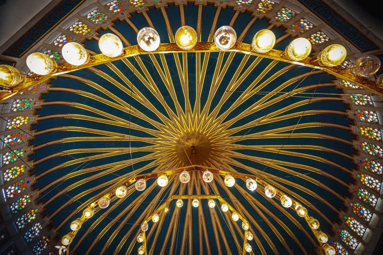 Masjid DOM Lights, a fine-art photograph by Ali Abu Ras