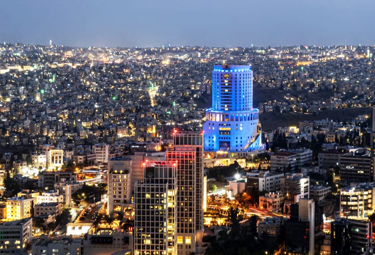Amman City Scape Original NEW, a fine-art photograph by Ali Abu Ras