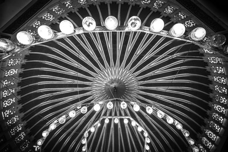 Masjid DOM Lights, a fine-art photograph by Ali Abu Ras
