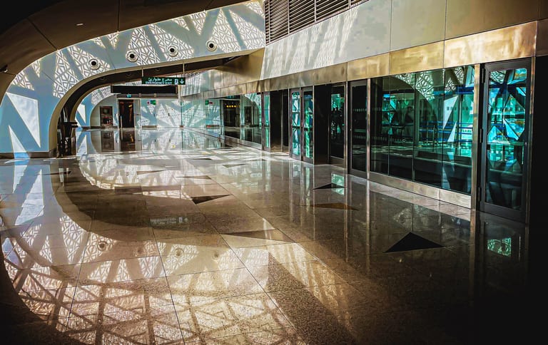 Jaddah Airport Light Place Light, a fine-art photograph by Ali Abu Ras