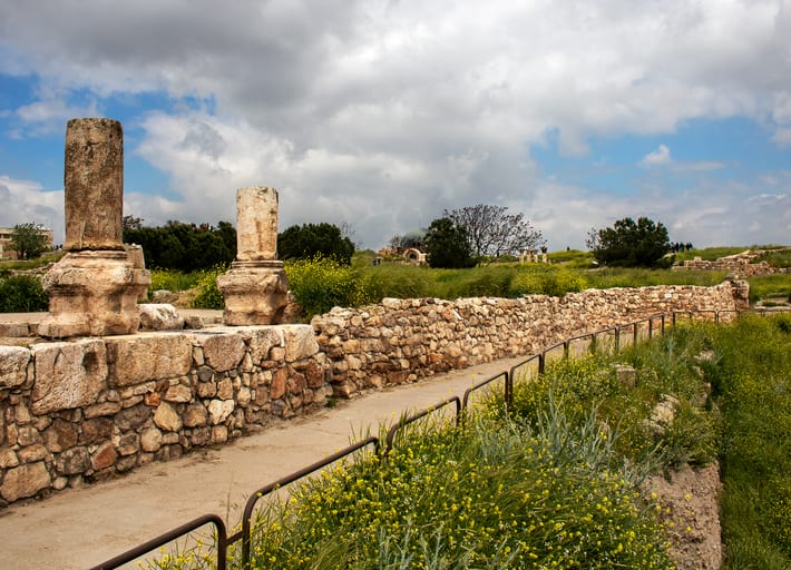 Amman Citadel National Historic Site, a fine-art photograph by Ali Abu Ras