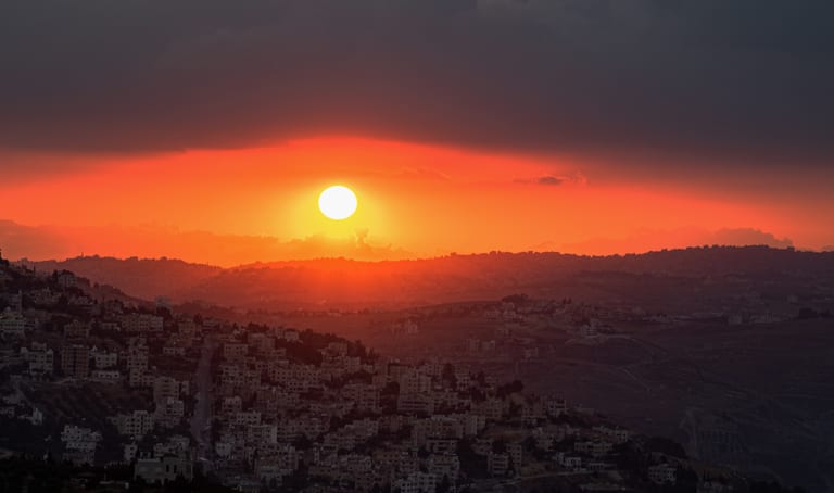 Sunset Fine ART, a fine-art photograph by Ali Abu Ras