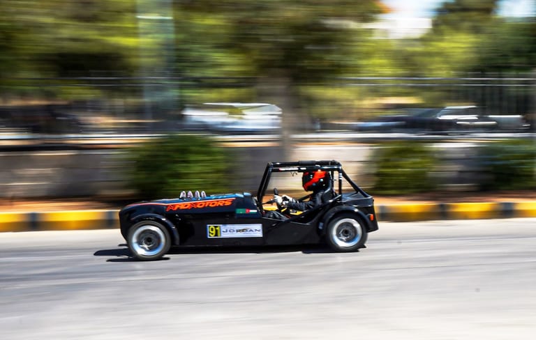 CAR Speed Jordan, a fine-art photograph by Ali Abu Ras