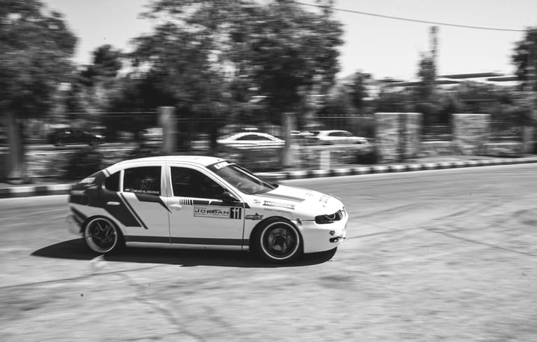 CAR Speed Jordan, a fine-art photograph by Ali Abu Ras