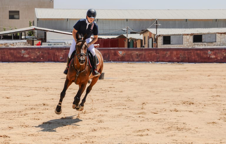 BOY Horse Riding, a fine-art photograph by Ali Abu Ras