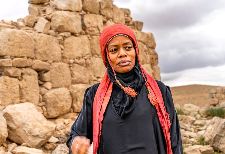 Zoba Traditonal Dress, a fine-art photograph by Ali Abu Ras