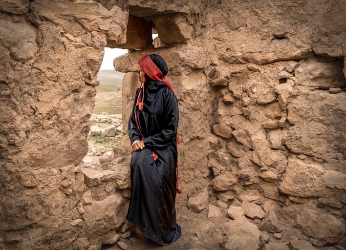 Zoba Traditonal Dress, a fine-art photograph by Ali Abu Ras