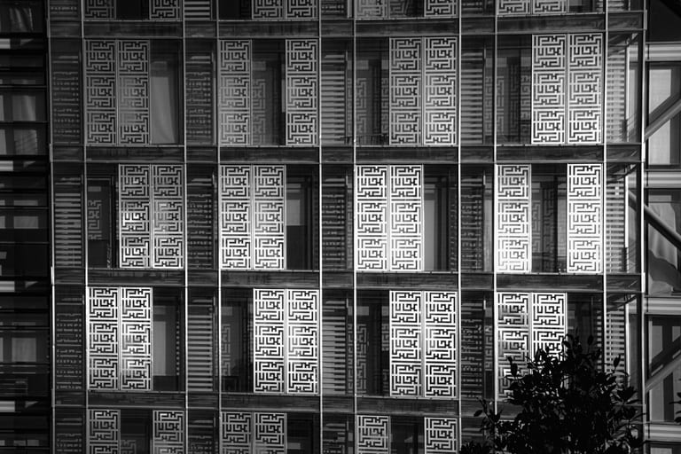 Amman Abdali Walls Rotana, a fine-art photograph by Ali Abu Ras