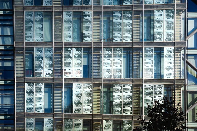Amman Abdali Walls Rotana, a fine-art photograph by Ali Abu Ras