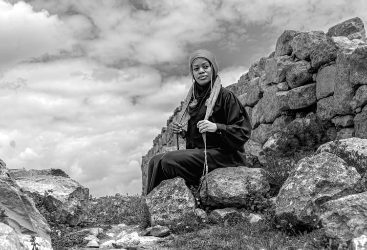 Zoba Traditonal Dress, a fine-art photograph by Ali Abu Ras