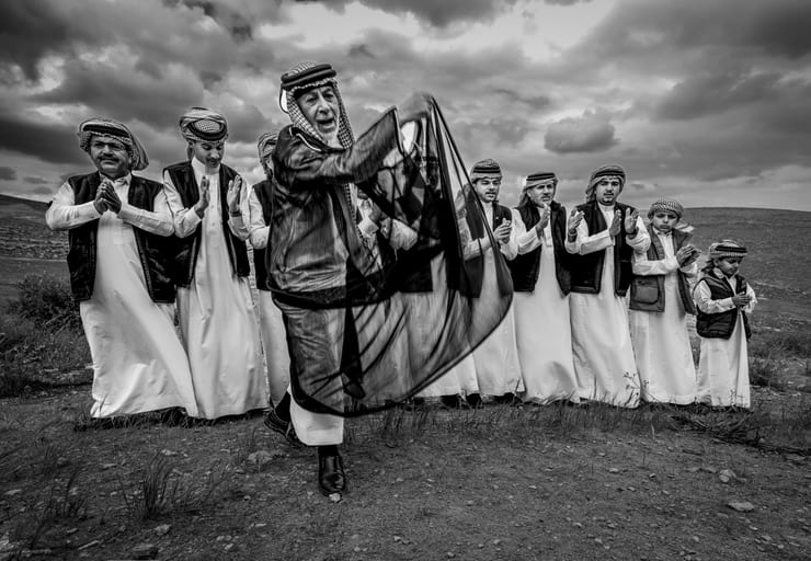 People Dance Folklore Jordan Blama Garesa, a fine-art photograph by Ali Abu Ras