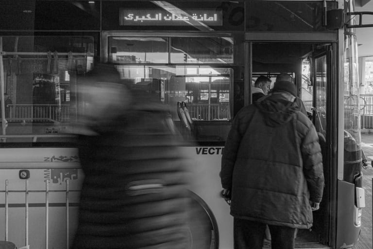 BRT Station 1 2, a fine-art photograph by Ali Abu Ras