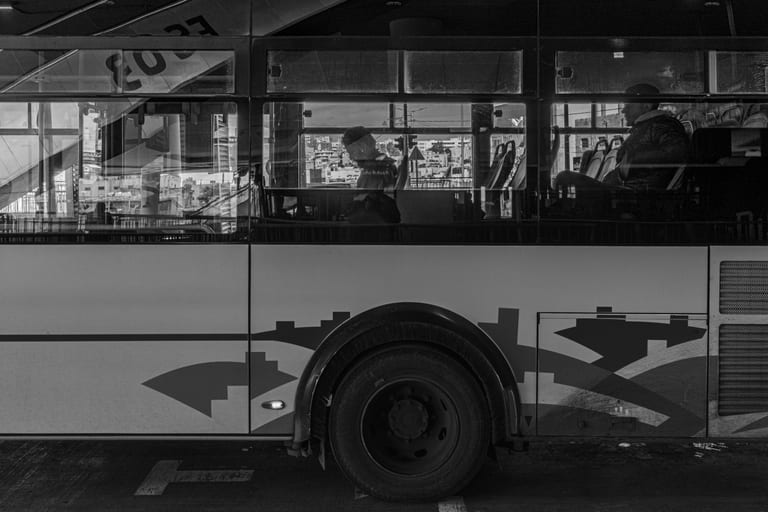 BRT Station 2, a fine-art photograph by Ali Abu Ras