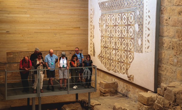 Madaba Mozaic People Place, a fine-art photograph by Ali Abu Ras