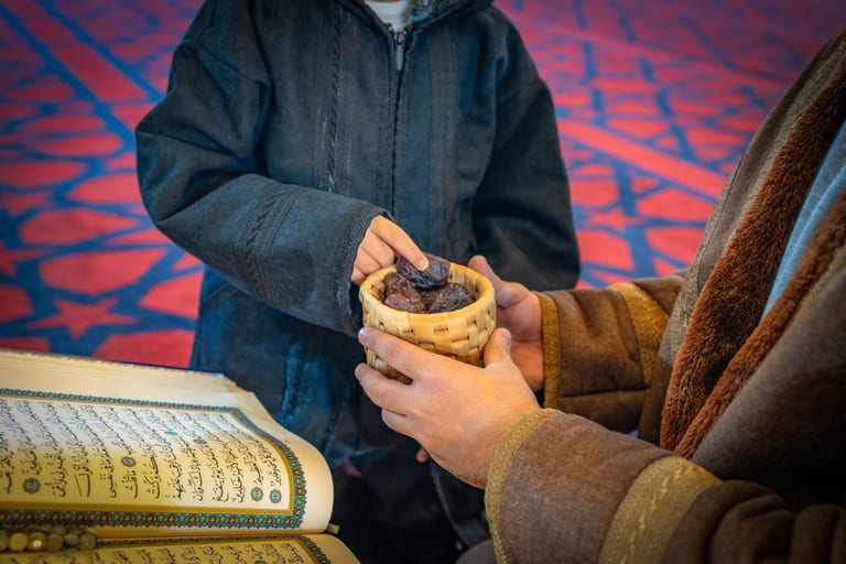 BOY Father Masjed Quran, a fine-art photograph by Ali Abu Ras