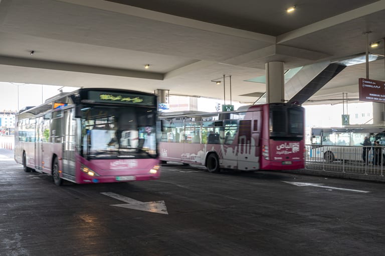 BRT Station, a fine-art photograph by Ali Abu Ras